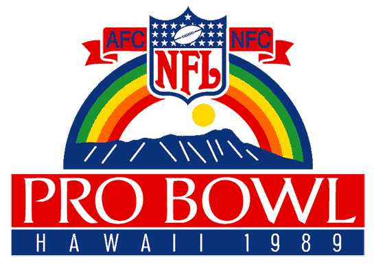 Pro Bowl 1989 Primary Logo iron on transfers for T-shirts